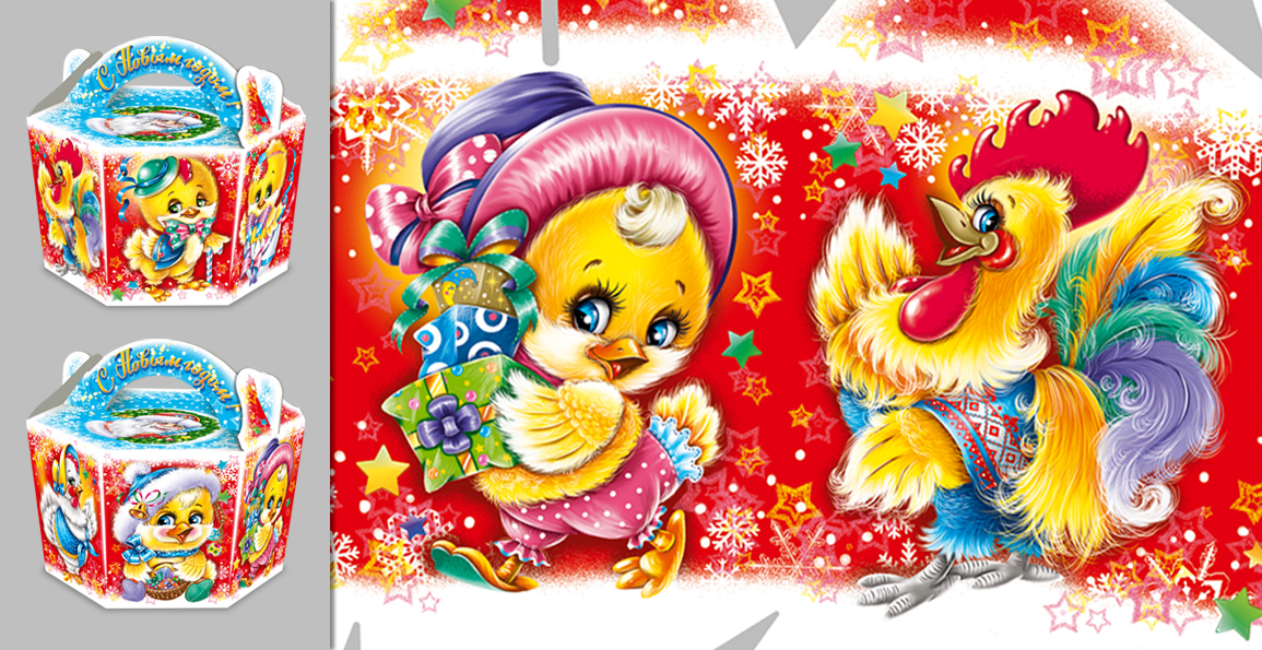 новогодняя упаковка Корзинка (2)