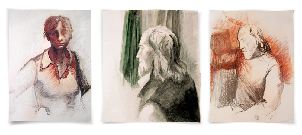 Серия из трех портретов