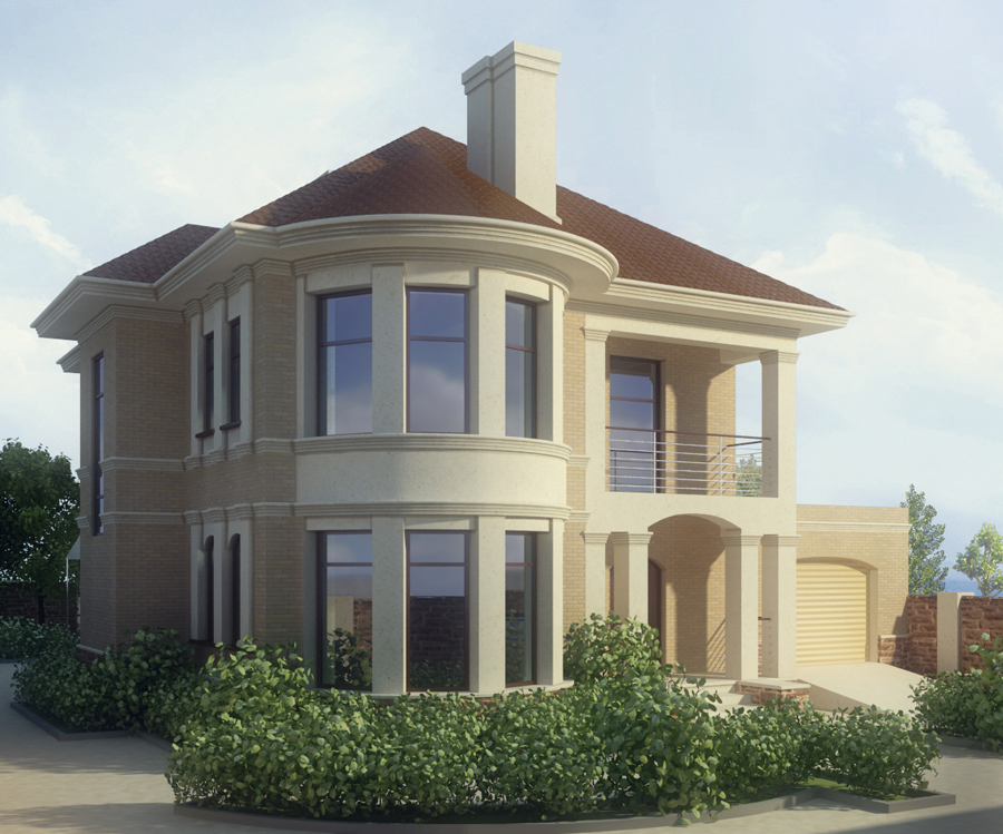 визуализация экстерьера