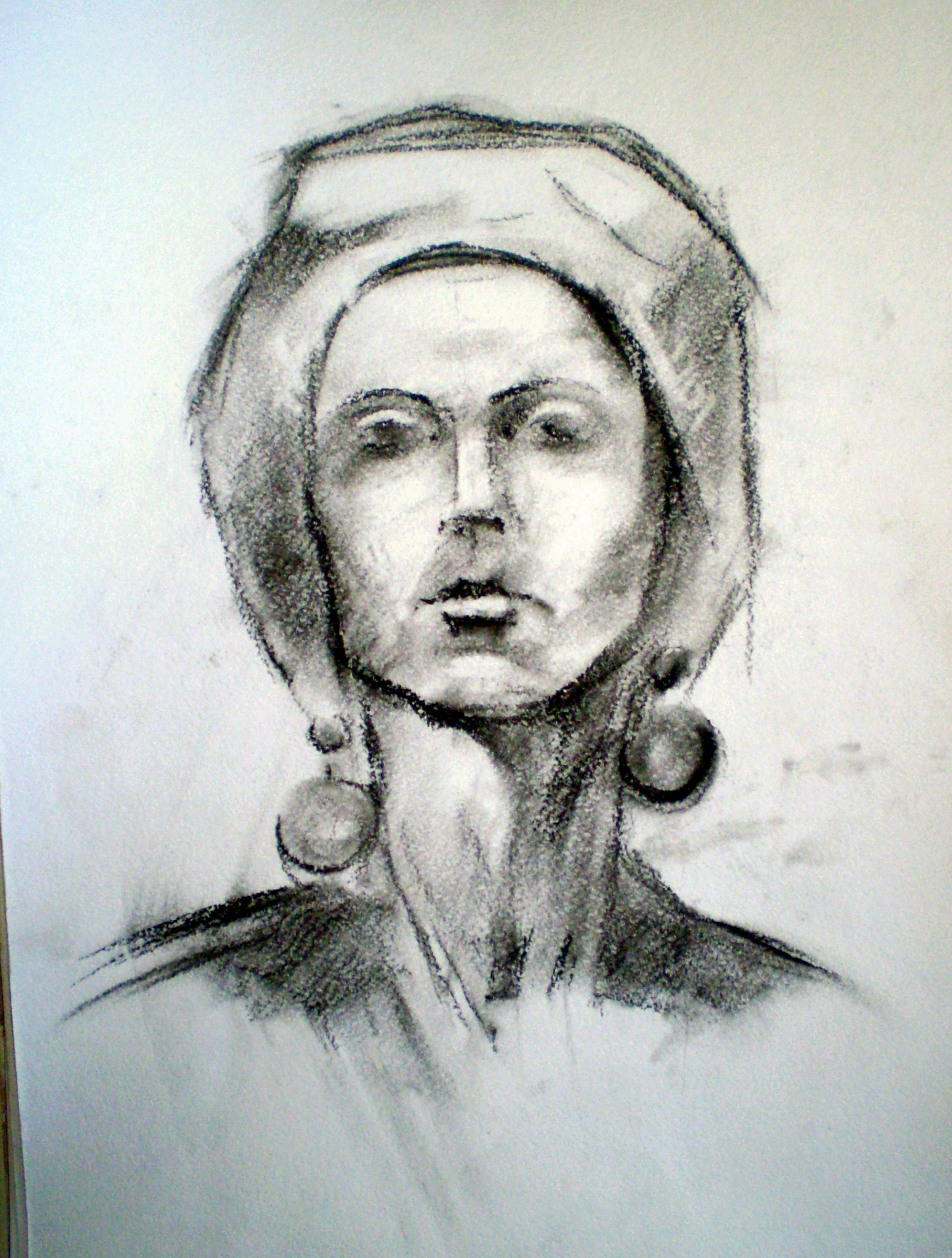 набросок портрета