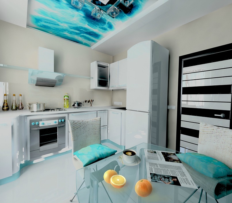 Дизайн проект квартиры. Кухня.2.