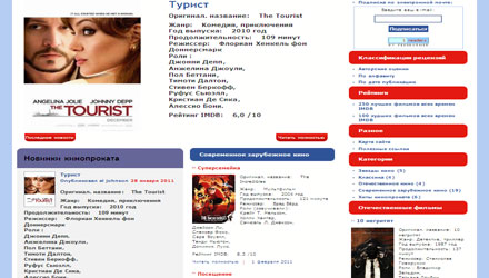 Сайт о кино