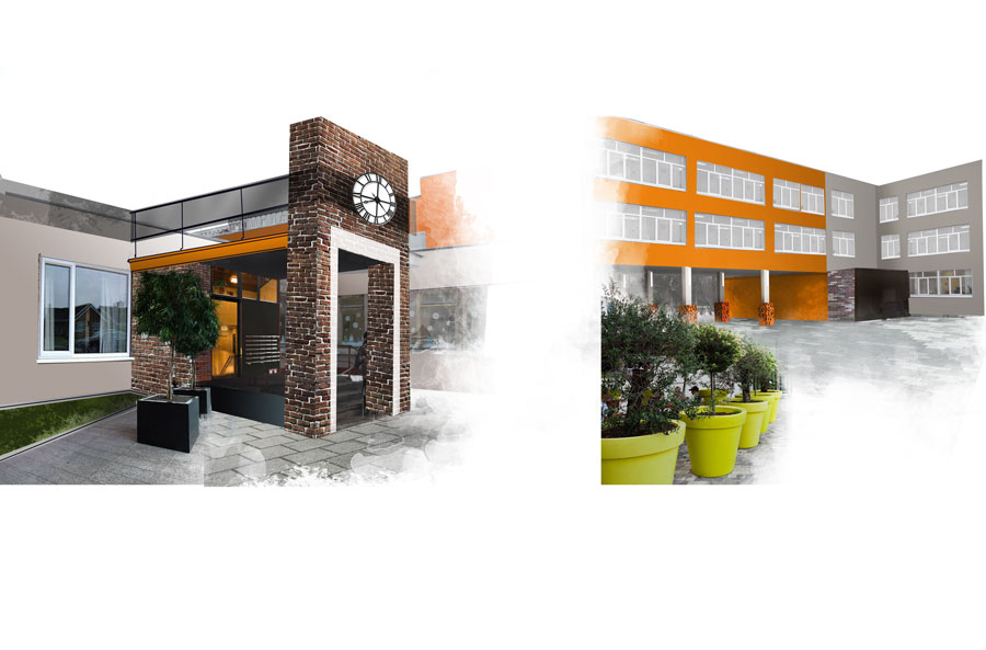 вариант эскстерьерного решения для школы "25