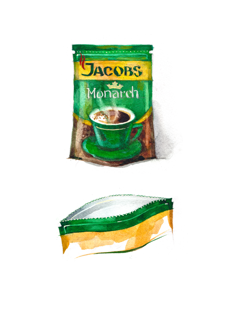 Скетч для презентации новой упаковки