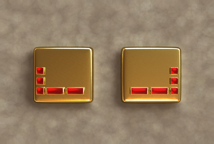 3d модель серег