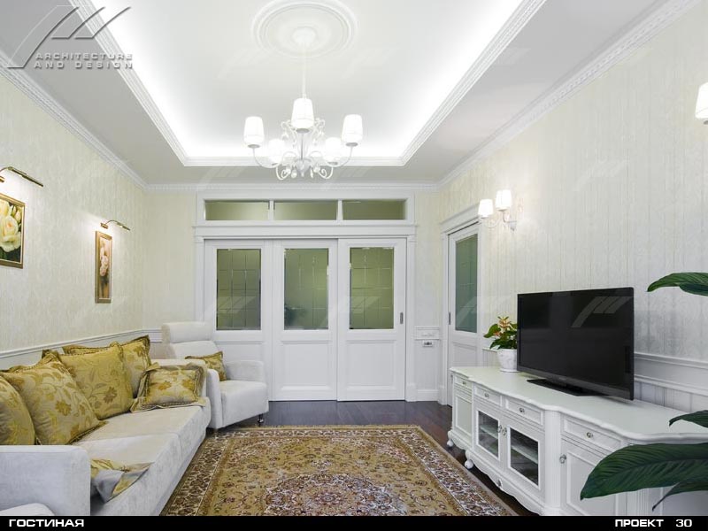 Проект 30 квартира в "Кутузовской Ривьере" Москва