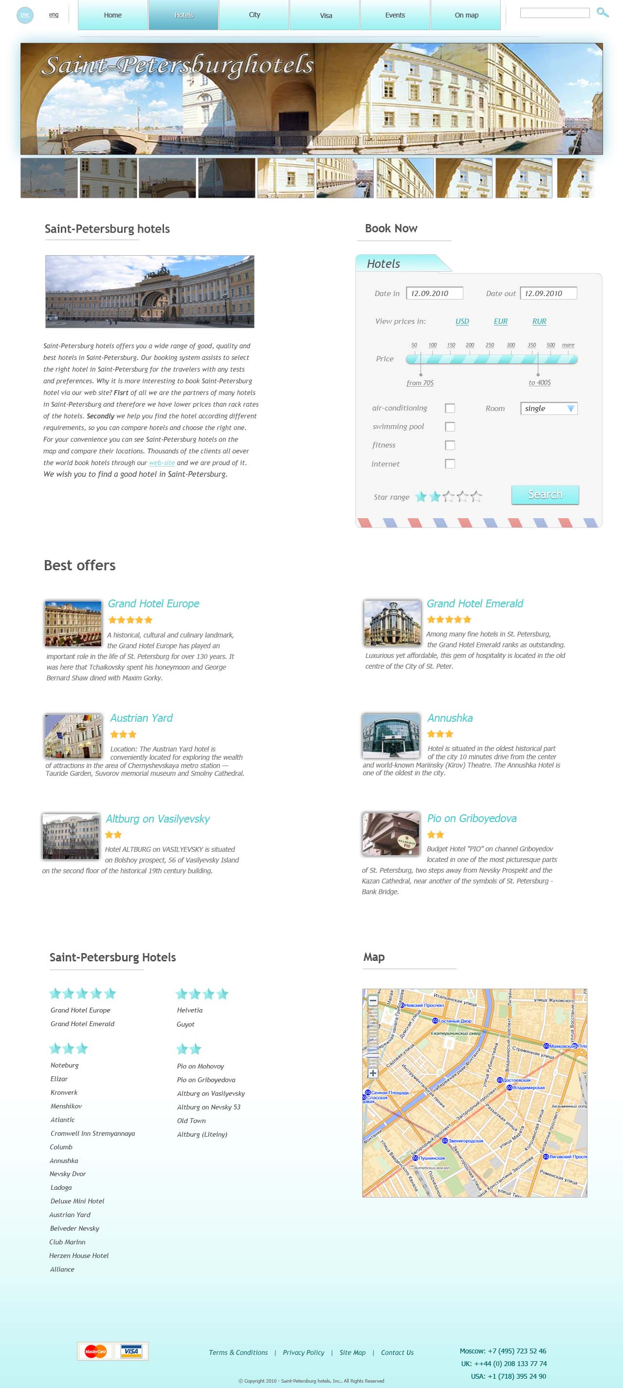 St-Petersburg Hotels