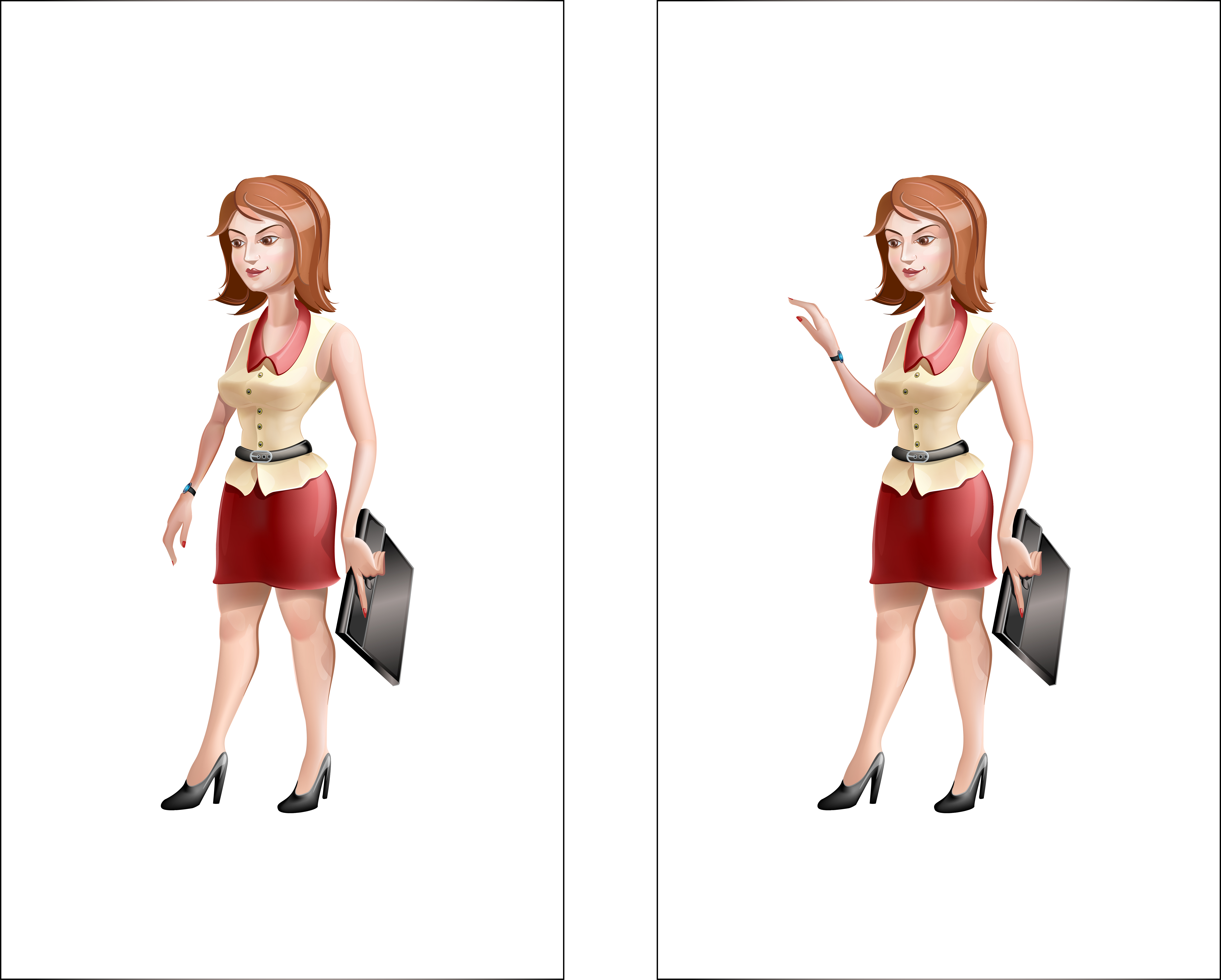 иллюстрация, дизайн персонажей, девушка