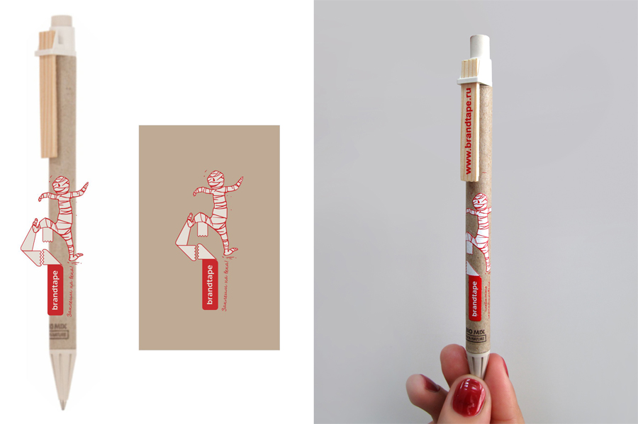 иллюстрация для нанесения на ручку для "brandtape"