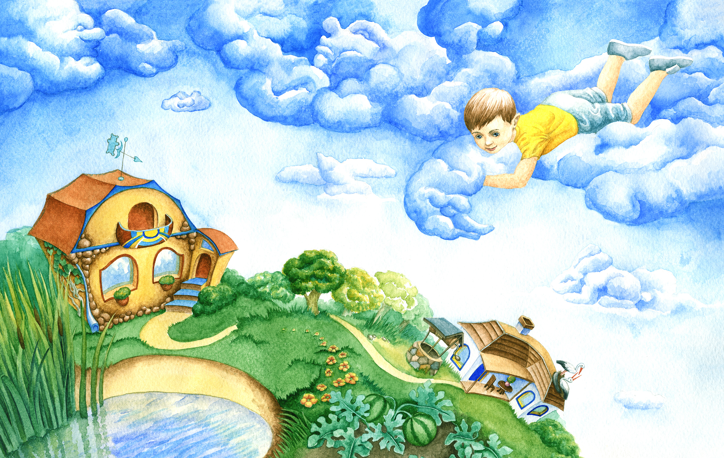 Иллюстрация к рассказу для детей