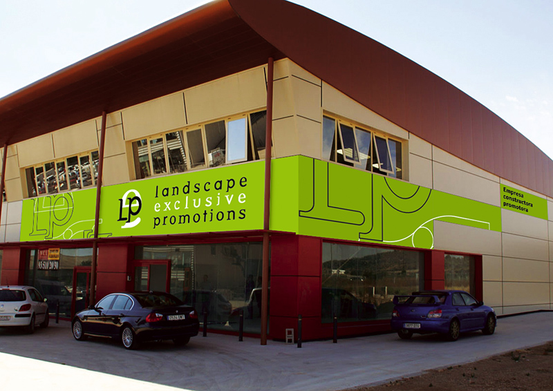 Оформление здания "LEP". До ребрендинга.