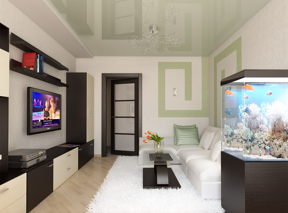 Визуализация гостиной
