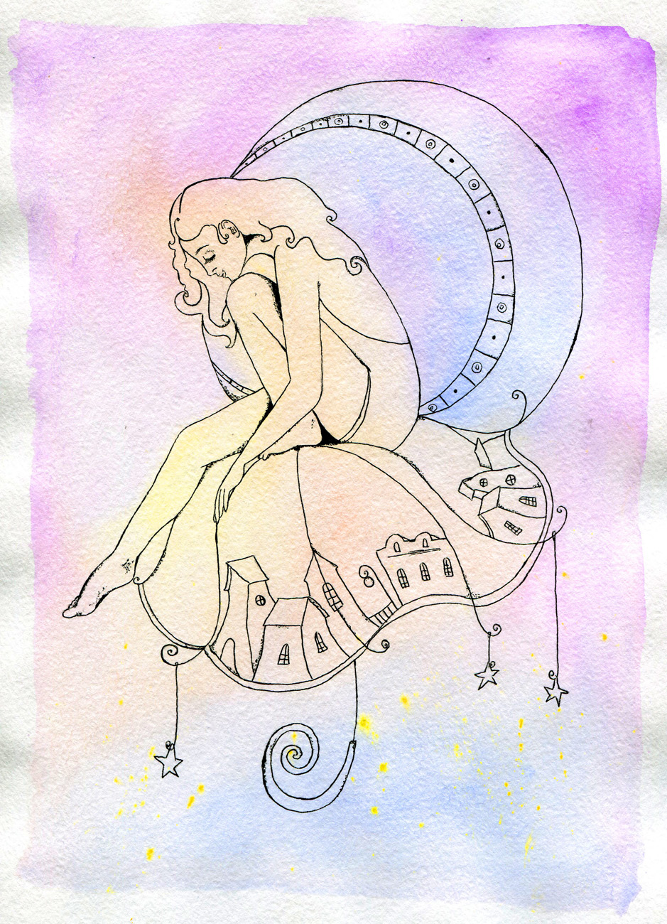 Луна, дающая силы женщине