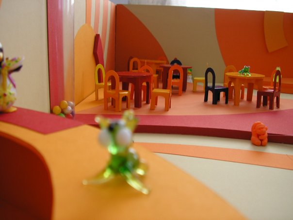 Макет детского кафе