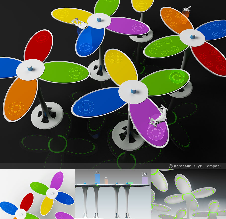 Веселые паркинг-площадки для 2030-го года