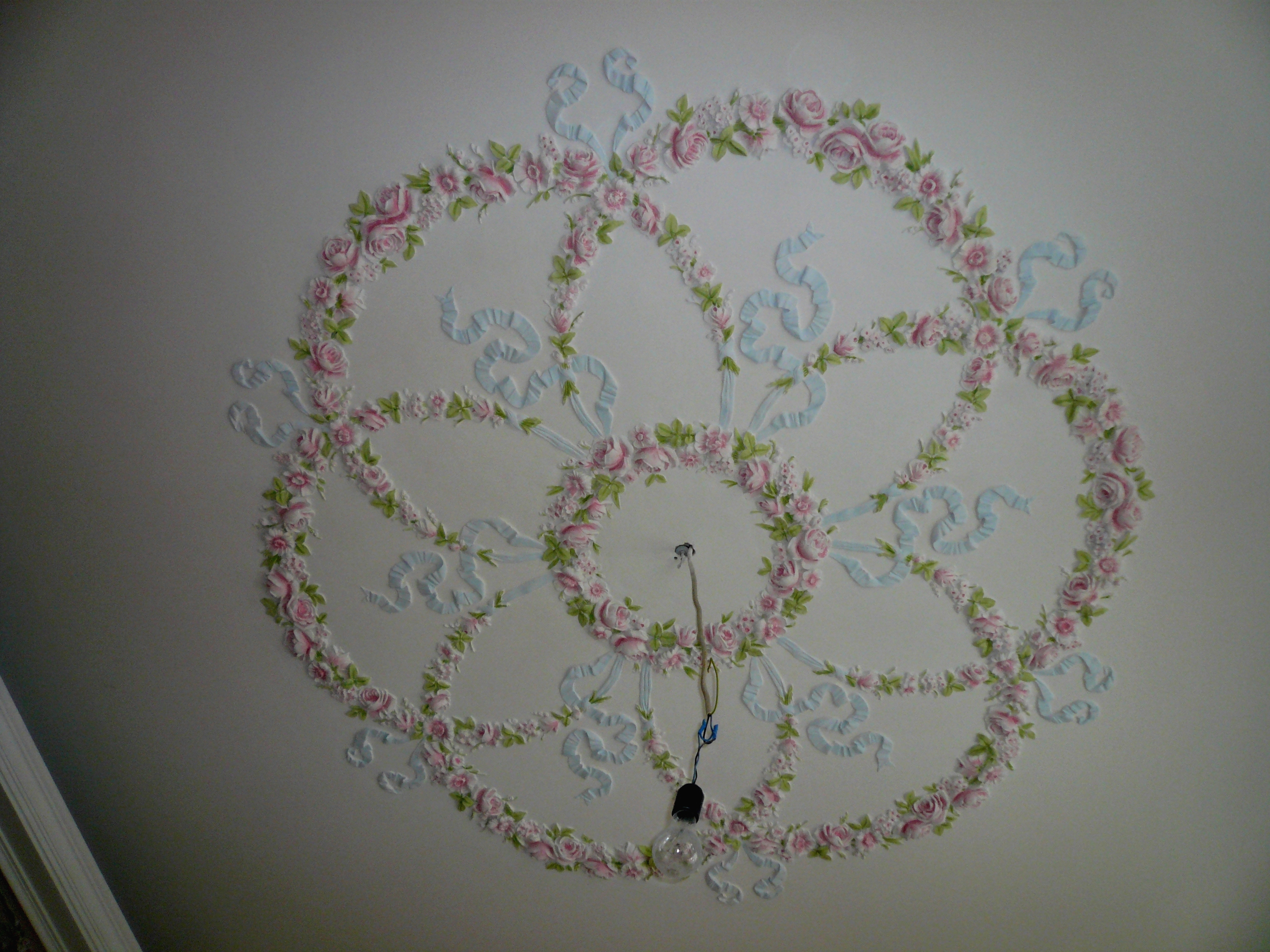 роспись лепки