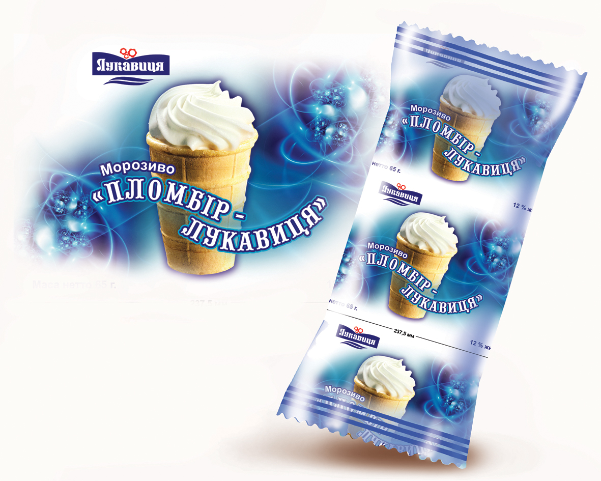 Морозиво "Пломбір-Лукавиця" ЛУКАВИЦЯ тм
