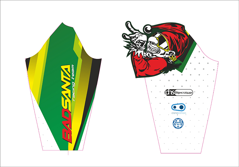 утвержденный макет для команды по mountain bike