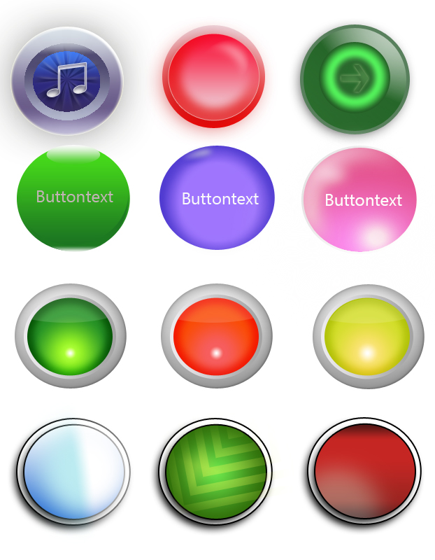 Web buttons