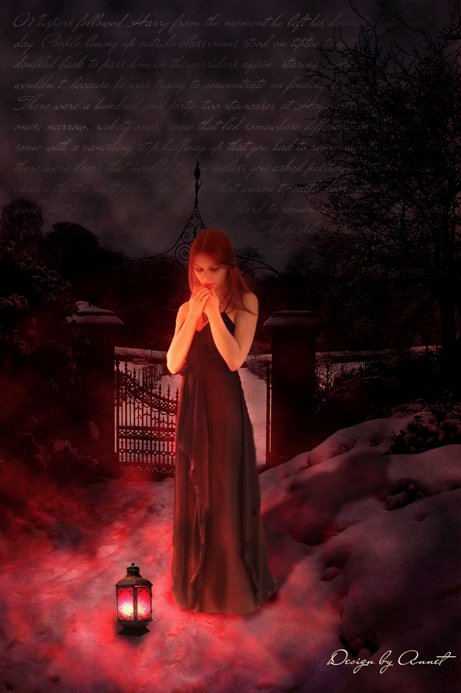 Коллаж "Красный цвет одиночества"