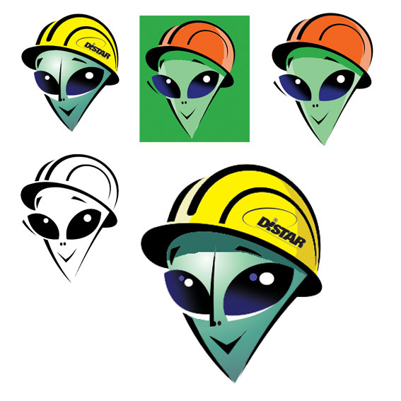 Персонаж к лого фирмы "Ди-Стар"