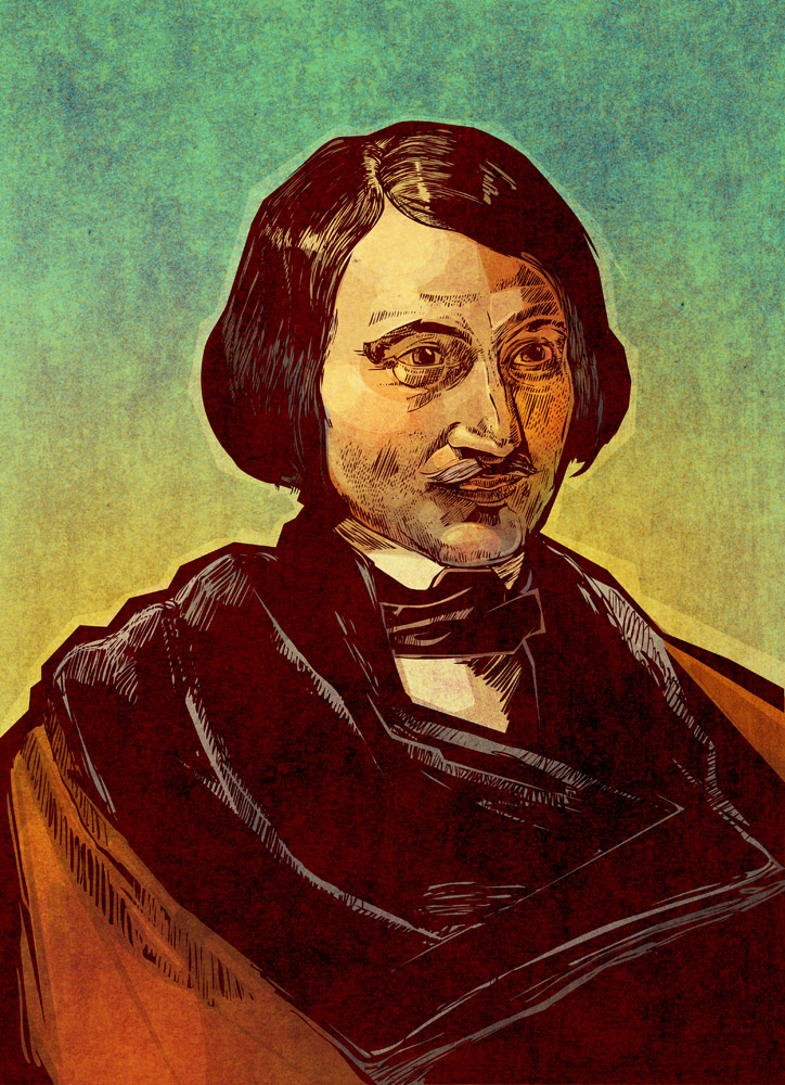 "Гоголь" - портрет для российского стенда книжной выставки