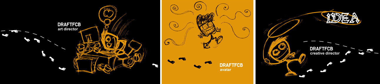 Разработка персонажа и брендинг для РА "DraftFCB"