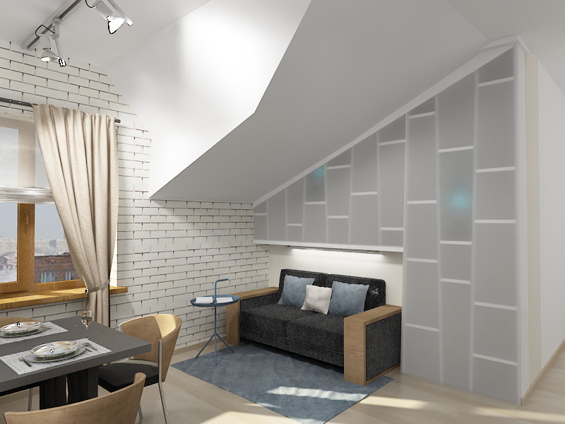 квартира на мансардном этаже