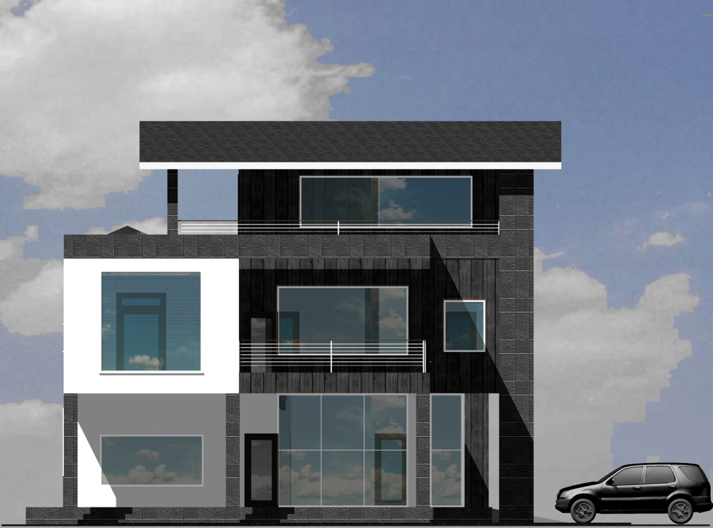 частный жилой дом "функционализм"