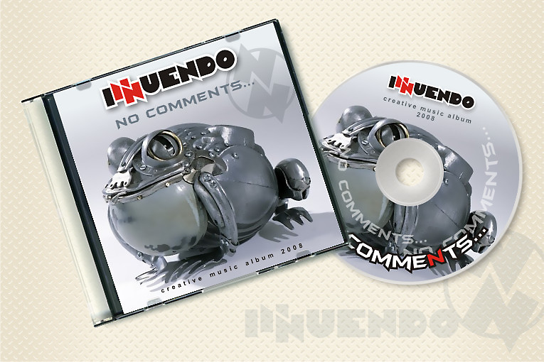Логотип муз. группы "Innuendo". Оформление CD-диска (2)
