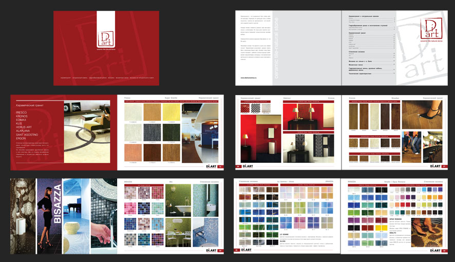 каталог продукции салона керамической плитки "Di.Art"