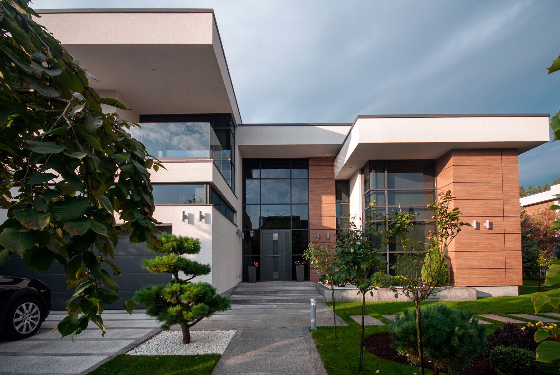 дом в стиле МИНИМАЛИЗМ (фасады)