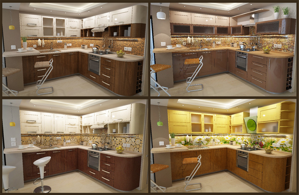 Дизайн кухни-варианты