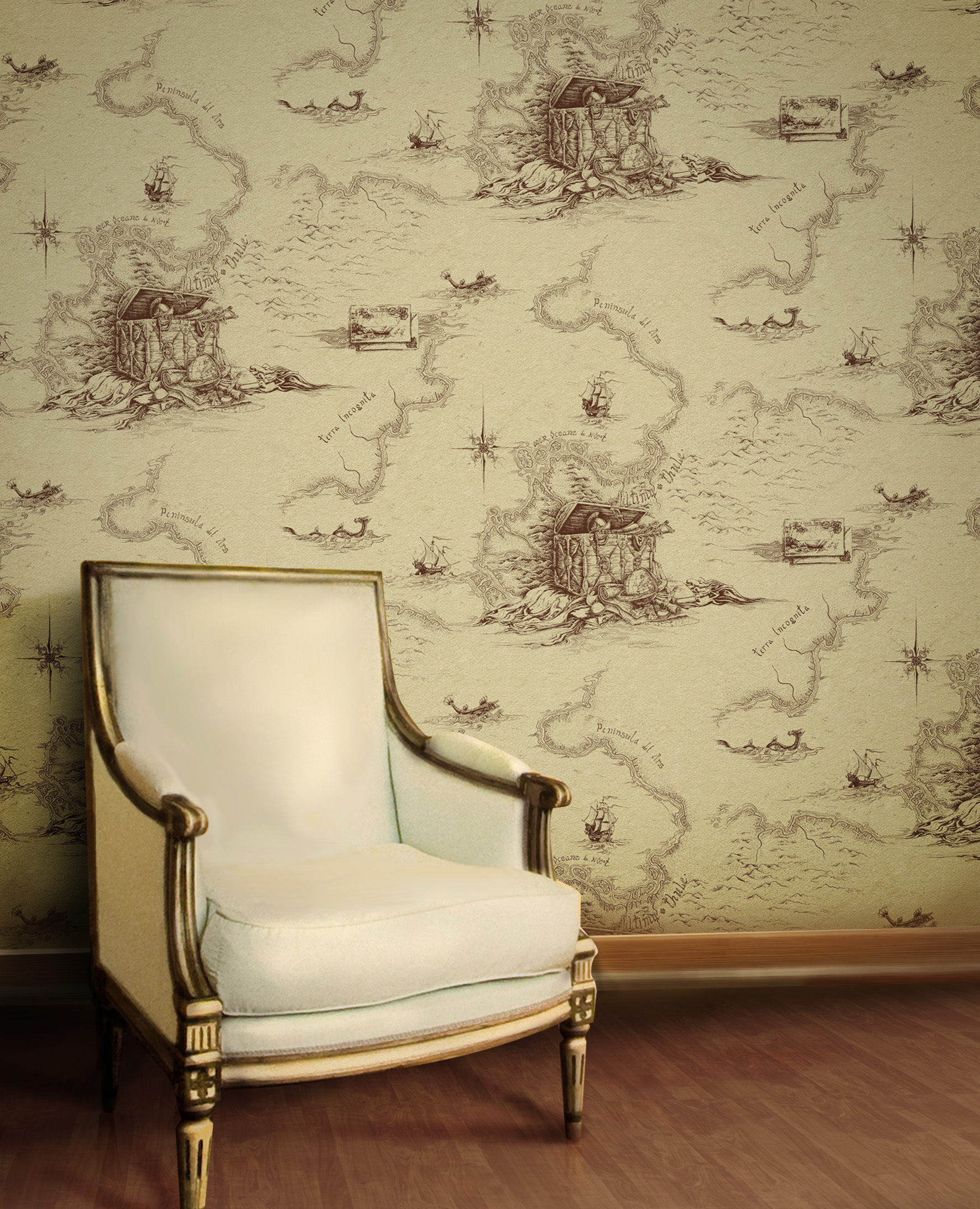 Великое путешествие :сокровища, пример интерьера