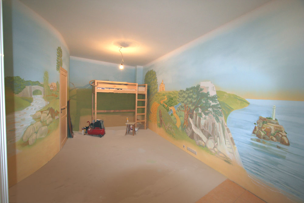 Роспись детской комнаты в Куркино