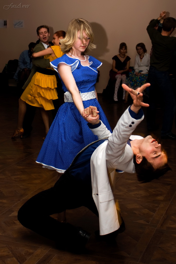 Репортаж. Тематическая вечеринка "Стиляги"