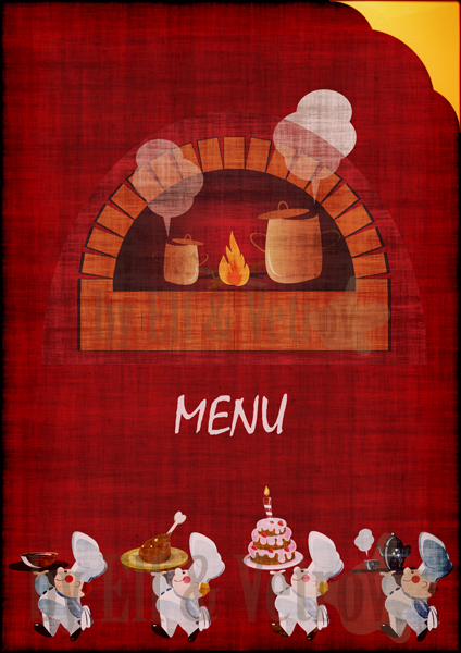 обложка меню