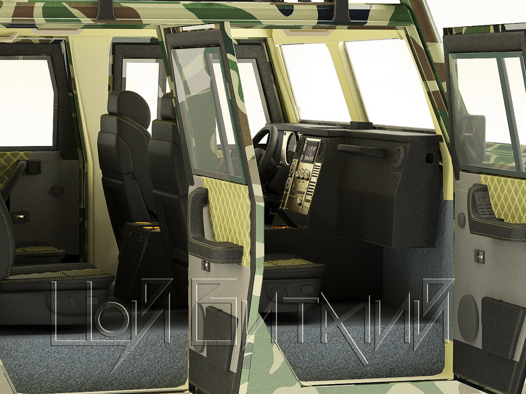 ГАЗ "Тигр", салон