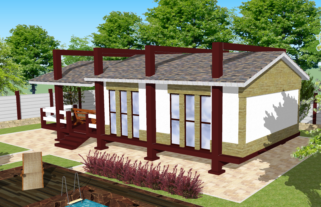 Визуализация здания жилого дома