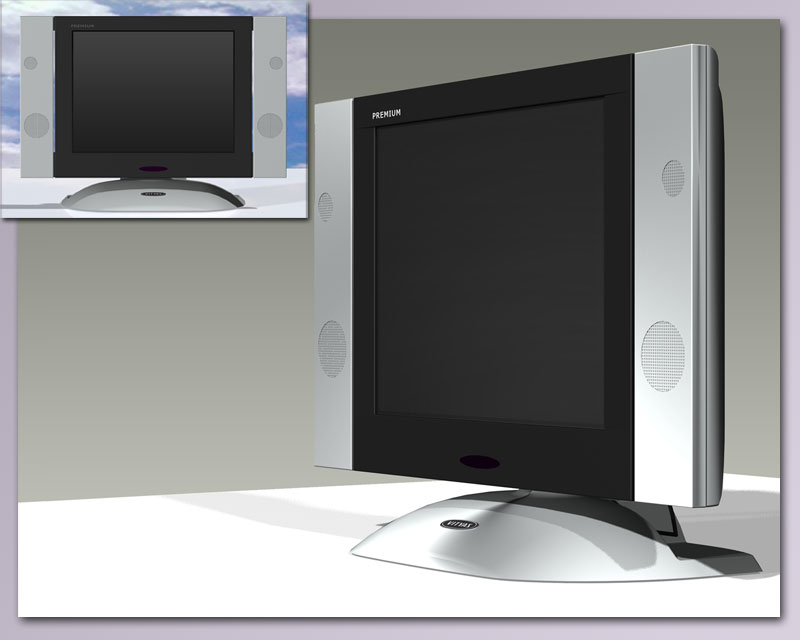 Телевизор LCD с экраном 15" (2005 г.)