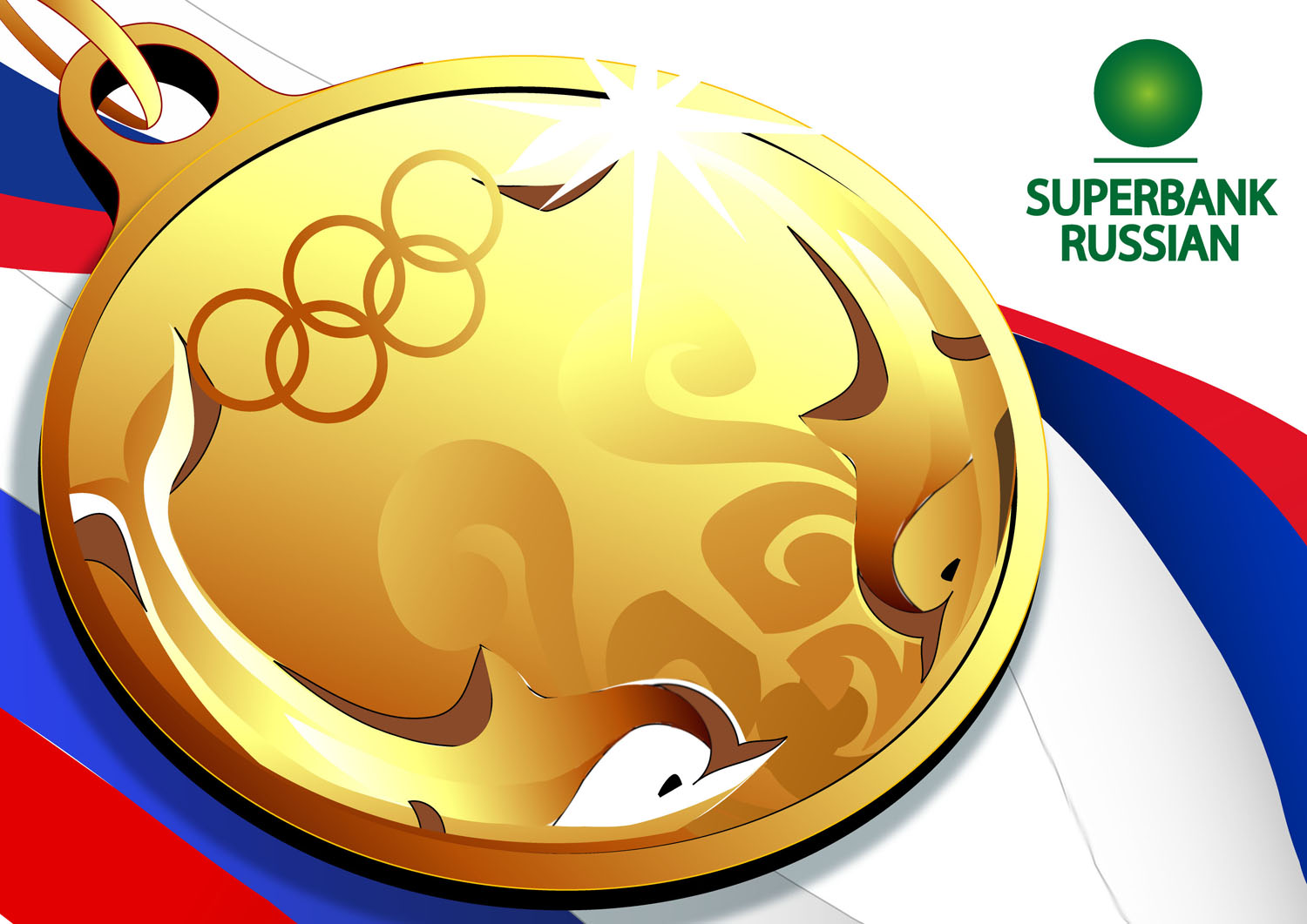 Карта на конкурс "Дизайн карты Сочи 2014" для Сбербанка