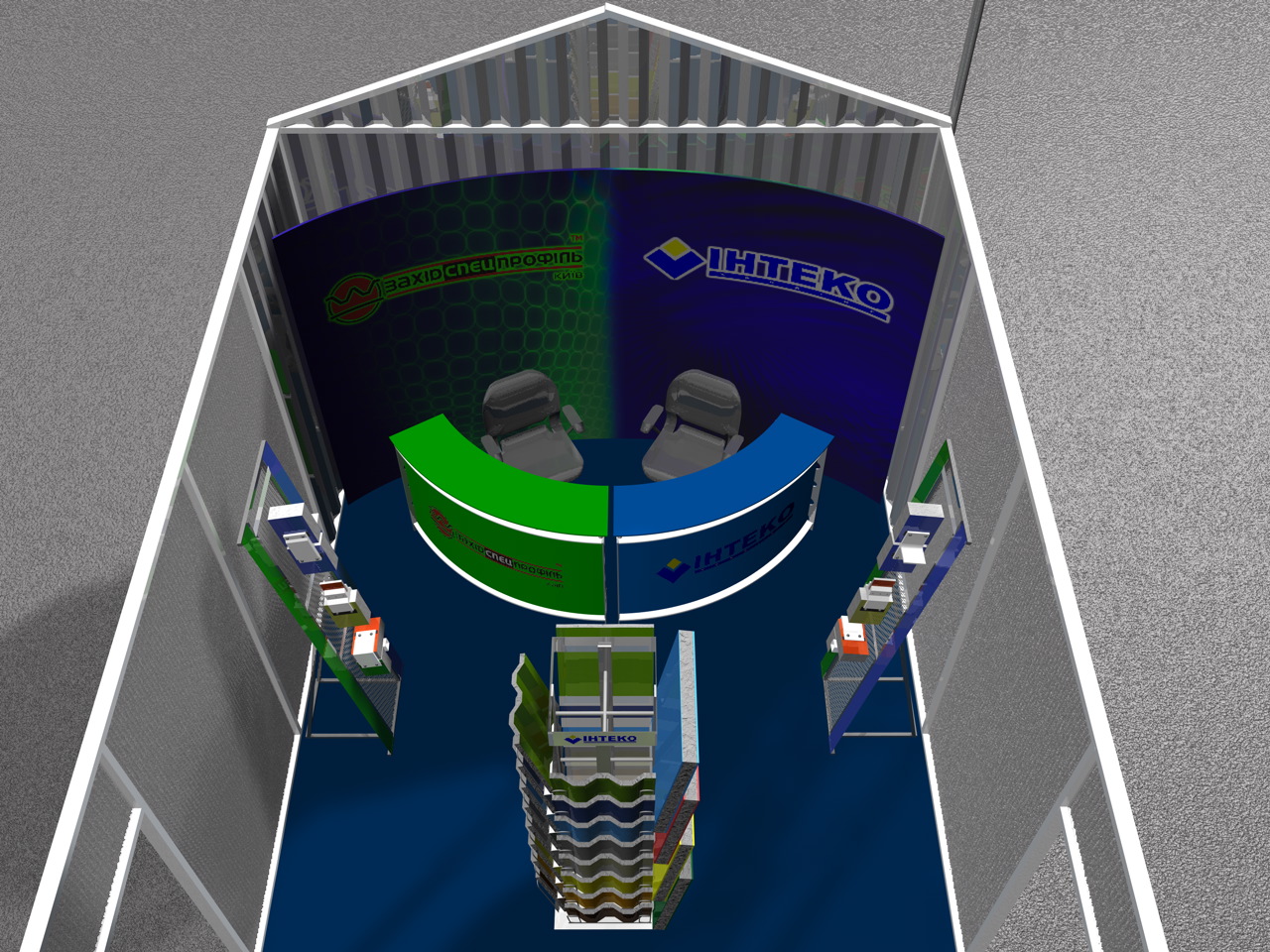 Рекламный стенд для "Західспецпрофіль"