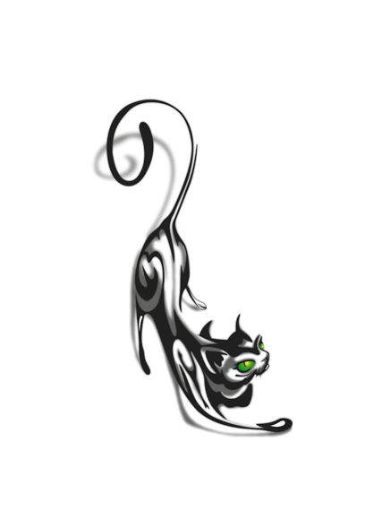 Татуировка "Кошка"