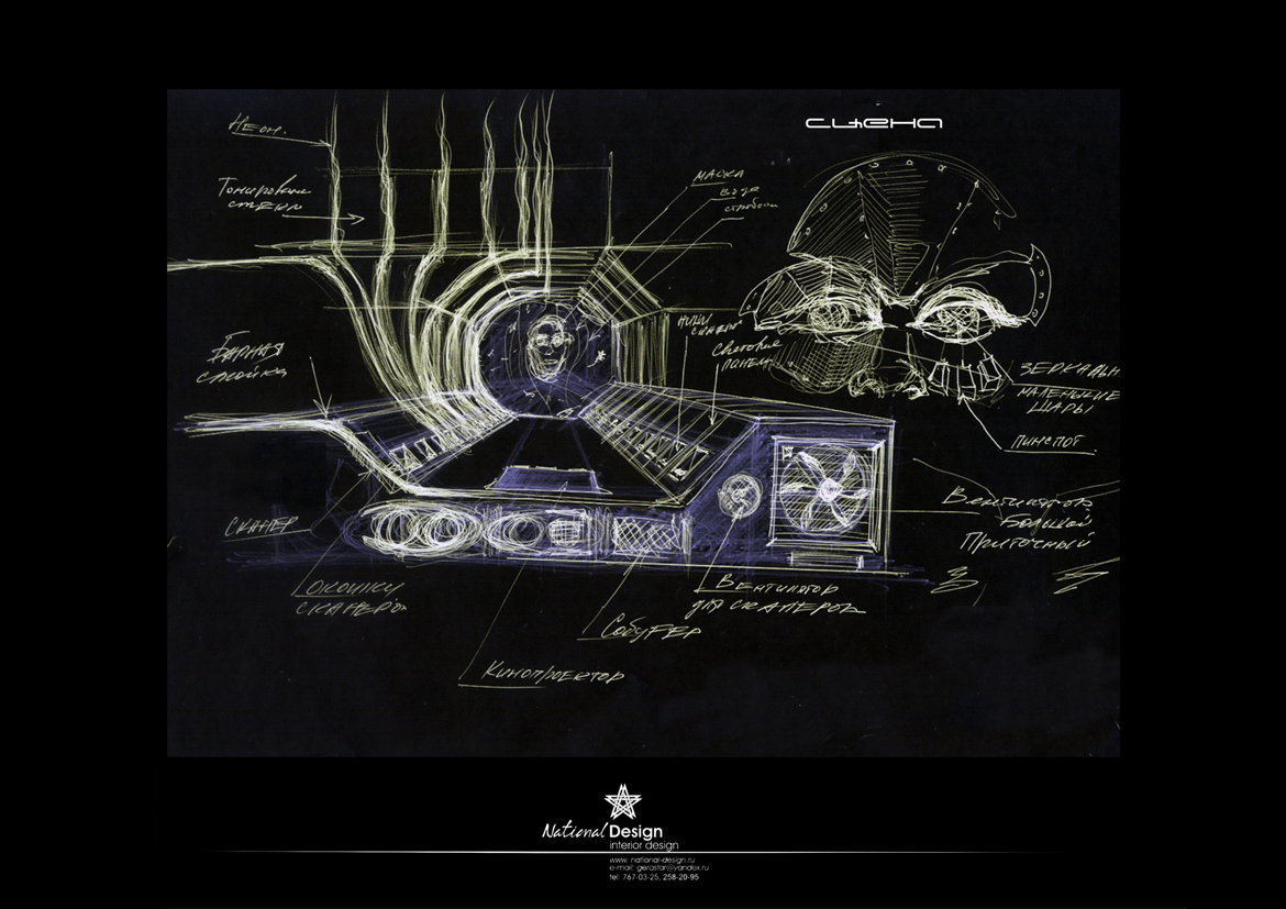 интерьер клуба