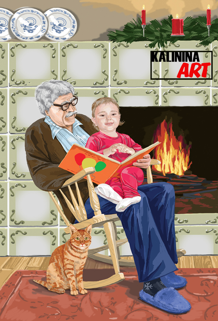 Иллюстрация для журнала "Читаем вместе".
