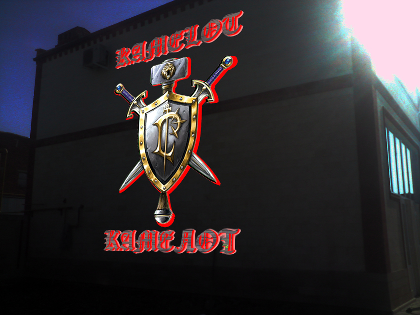 Разработка рекламы ночного клуба "KAMELOT" пос.Раевка