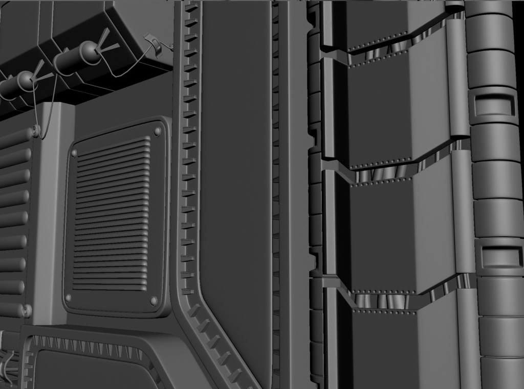 Стена урбан-хайтек 4