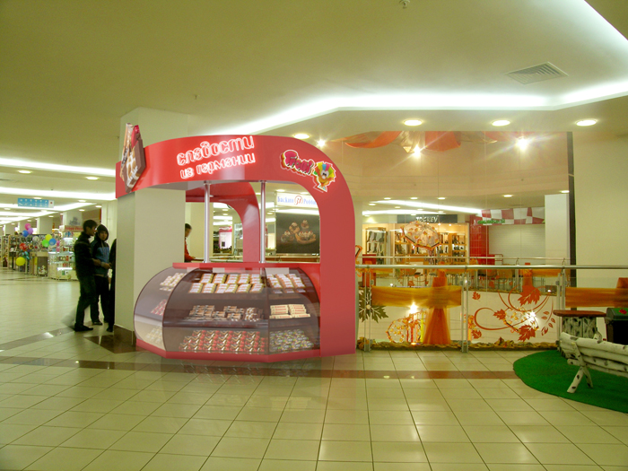 витрина конфет