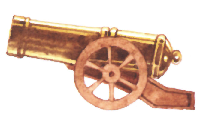 акварель "пушка"