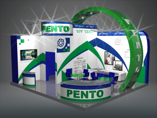 Рекламная сцена для компании "ПЕНТО"